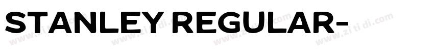 Stanley Regular字体转换